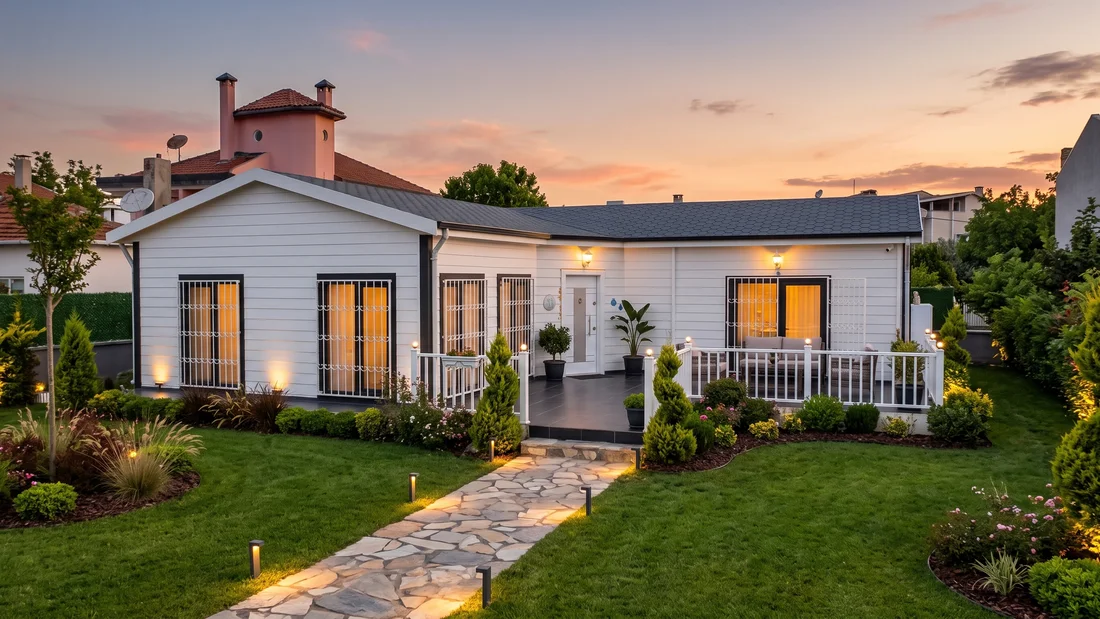 100 m² Çift Kat Hafif Çelik Villa