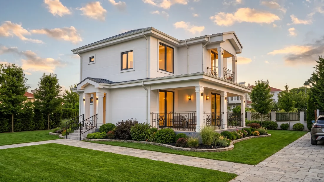 150 m² Çift Kat Hafif Çelik Villa