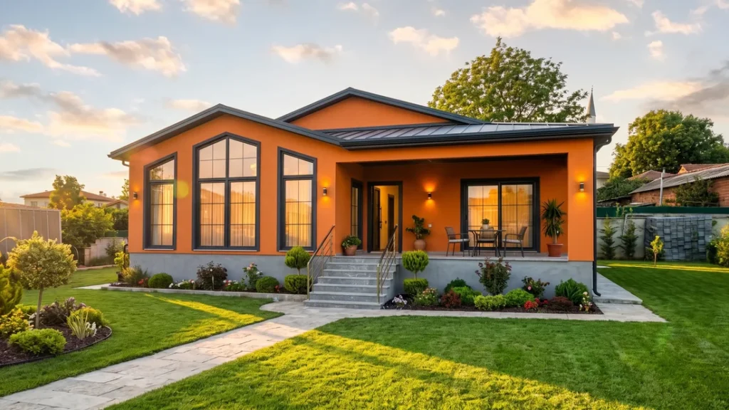 150 m² Tek Kat Hafif Çelik Villa