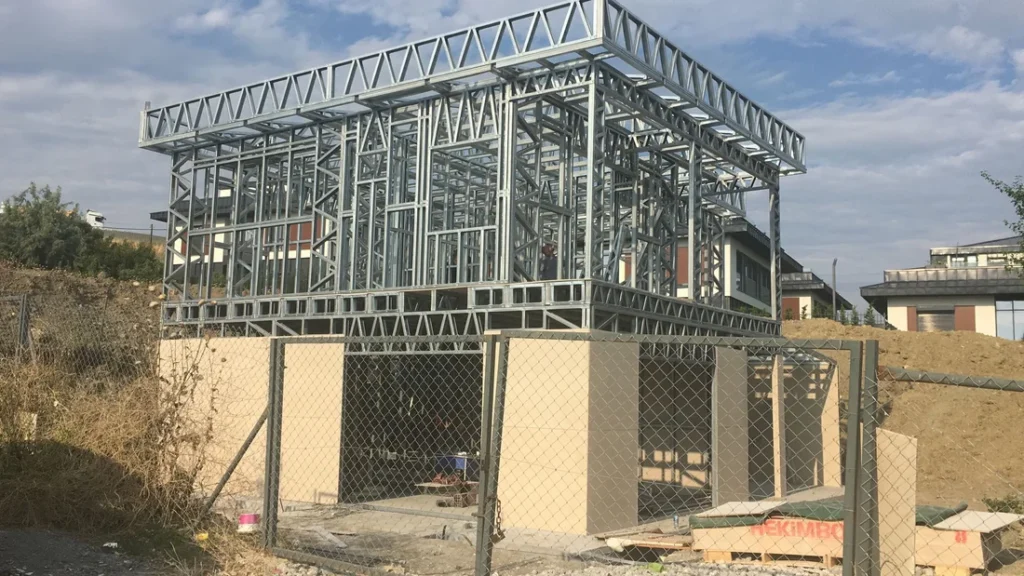 185 m² Çift Kat Hafif Çelik Villa proje görseli 1