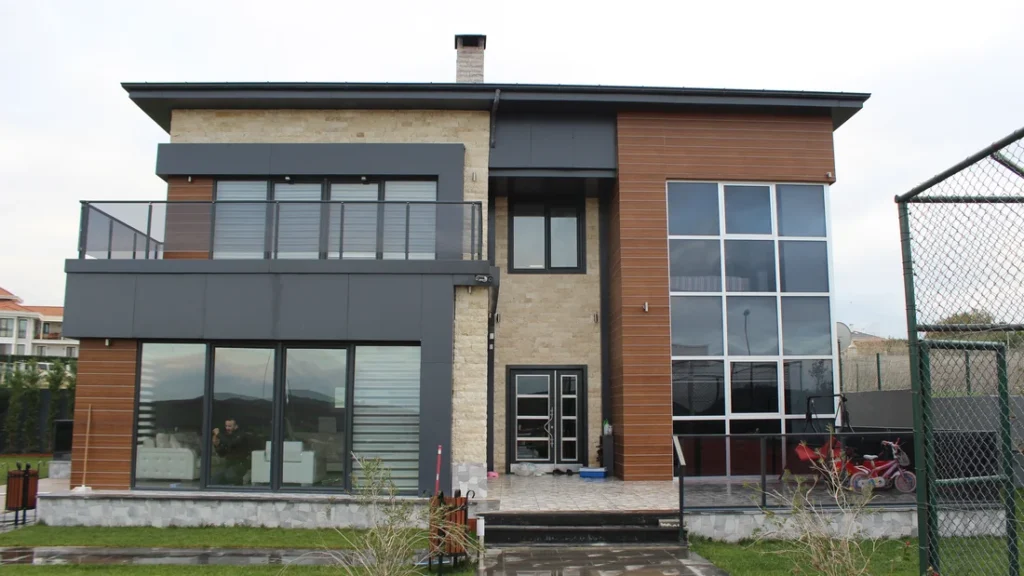 240 m² Çift Kat Hafif Çelik Villa proje görseli 3