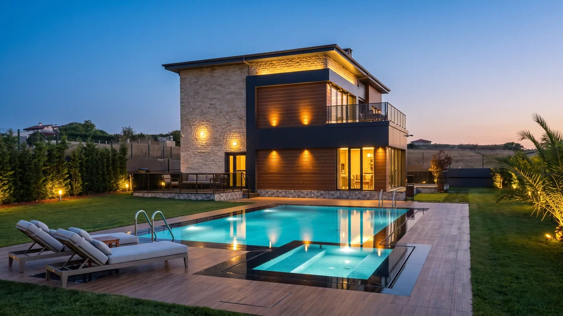 240 m² Çift Kat Hafif Çelik Villa