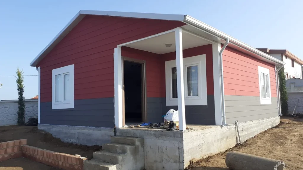 60 m² Tek Kat Prefabrik Villa proje görseli 1