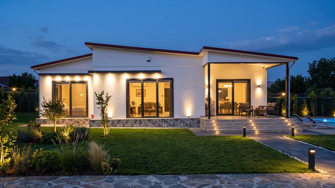 99 m² Tek Kat Prefabrik Villa