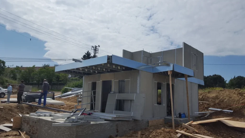 100 m² Çift Kat Prefabrik Villa proje görseli 1