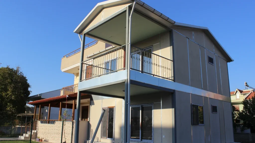114 m² Çift Kat Prefabrik Villa proje görseli 1