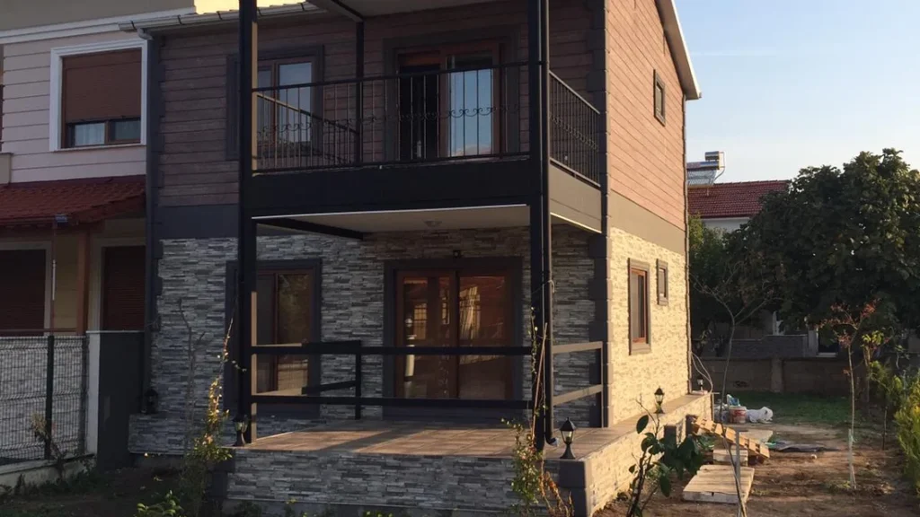 114 m² Çift Kat Prefabrik Villa proje görseli 2