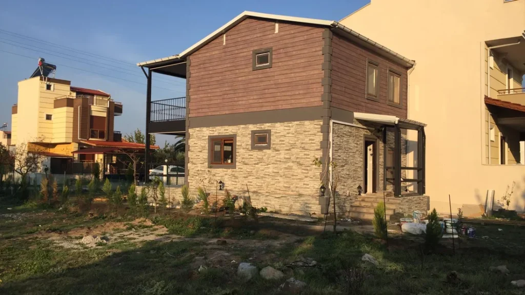 114 m² Çift Kat Prefabrik Villa proje görseli 3