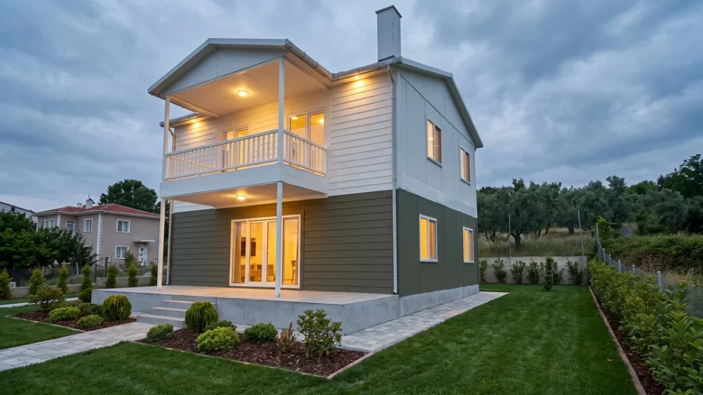 120 m² Çift Kat Prefabrik Villa