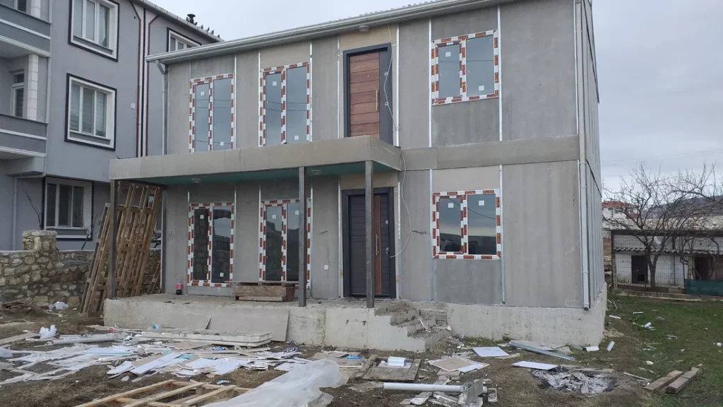 140 m² Çift Kat Prefabrik Villa proje görseli 2