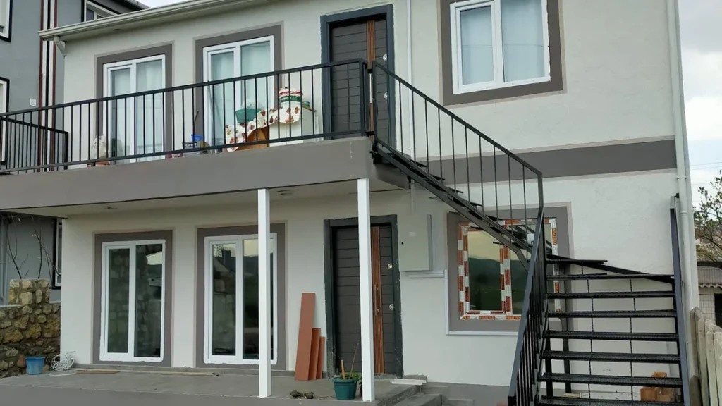 140 m² Çift Kat Prefabrik Villa proje görseli 3