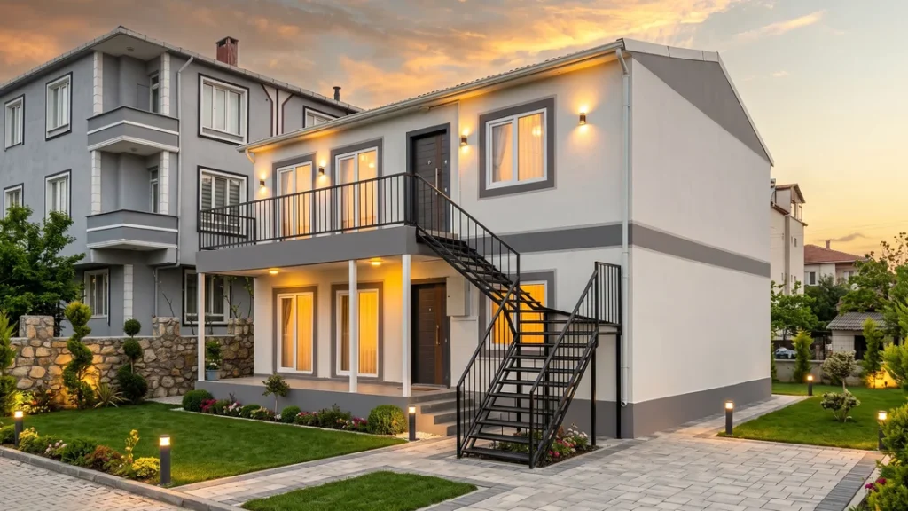140 m² Çift Kat Prefabrik Villa